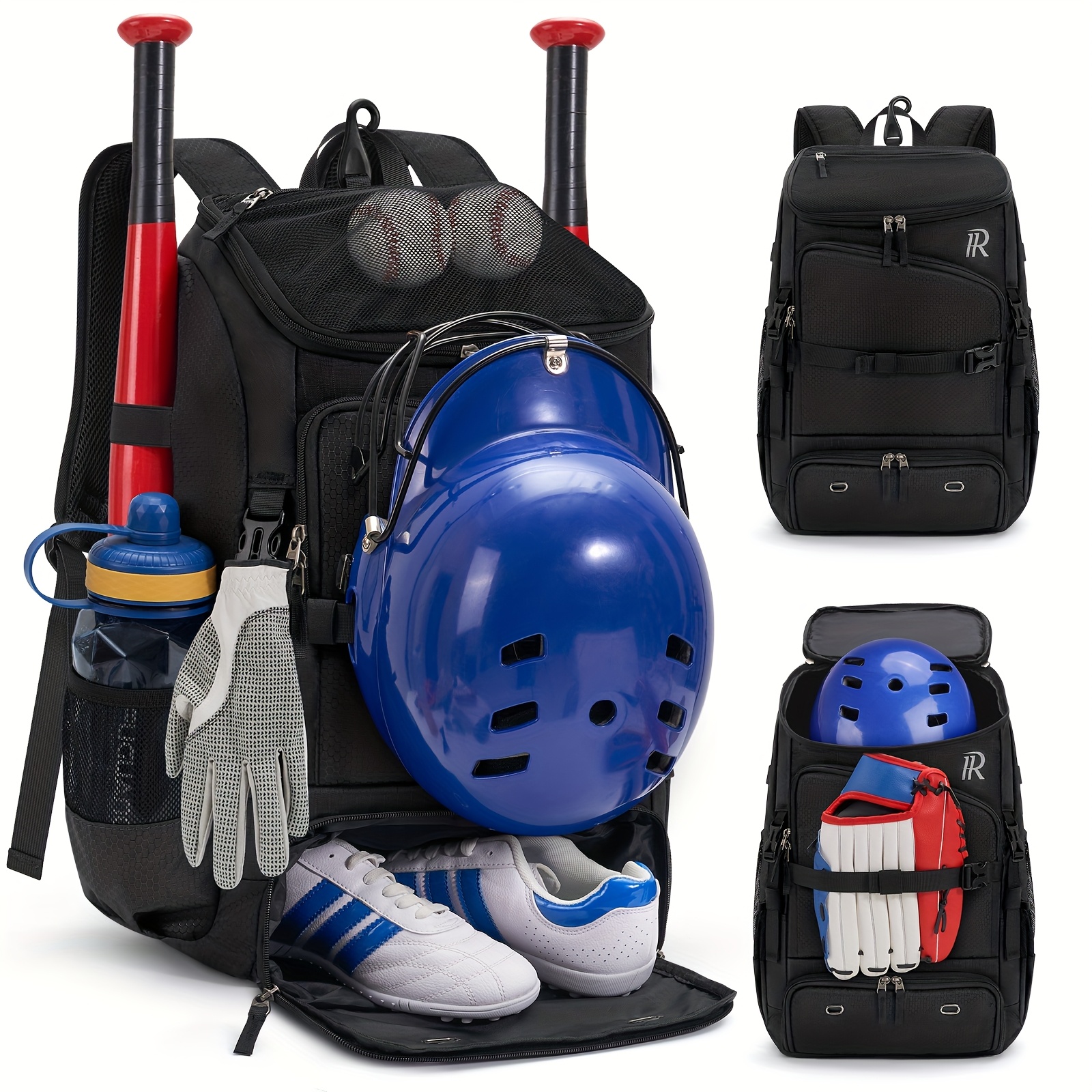 Softball Mochila Para Beisbol Mochila De Béisbol De Gran Capacidad