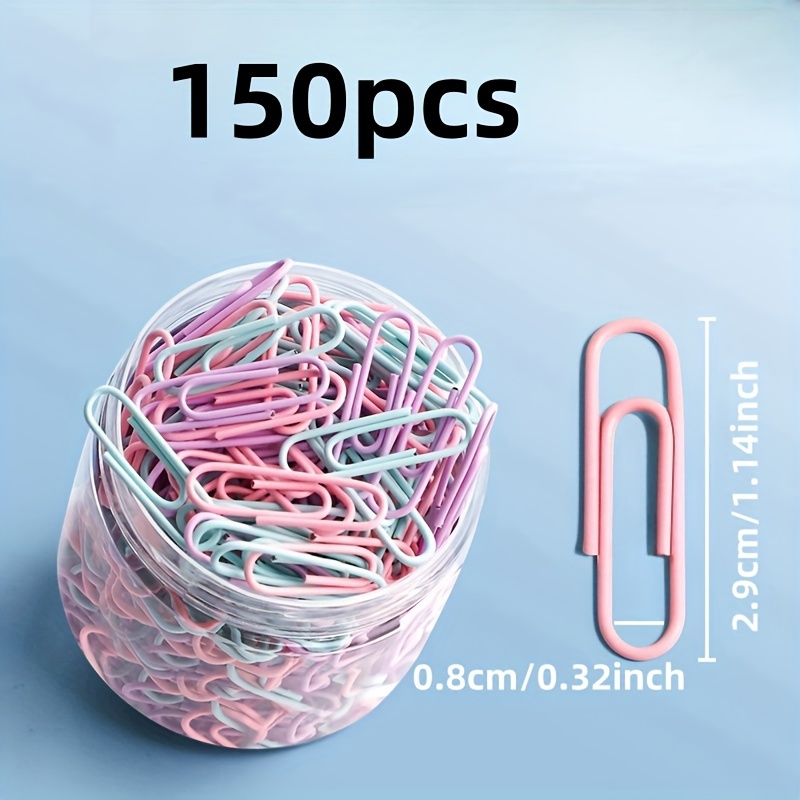 150pcs Steel - Size, Office Supplies Storage Box For & Bookmarks