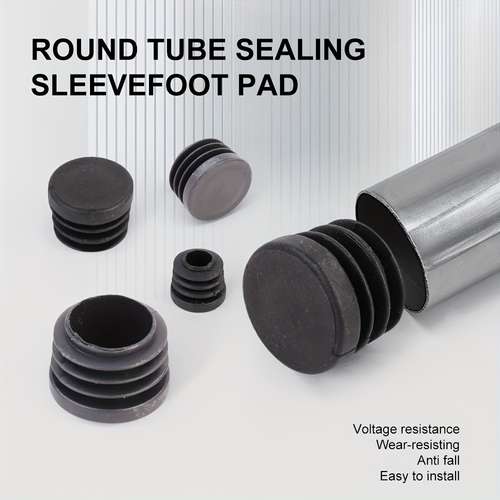 Round PVC Rubber Chair Feet Caps – Table Leg End Caps & Anti-Scratch Floor Protectors