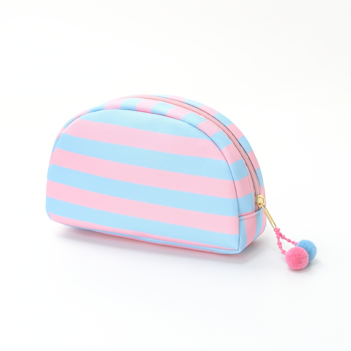 TEMU Borsa cosmetica portatile a righe con frange, 1 pezzo, pochette per viaggi di lavoro, , con variet� di opzioni di , adatta da regalare a e