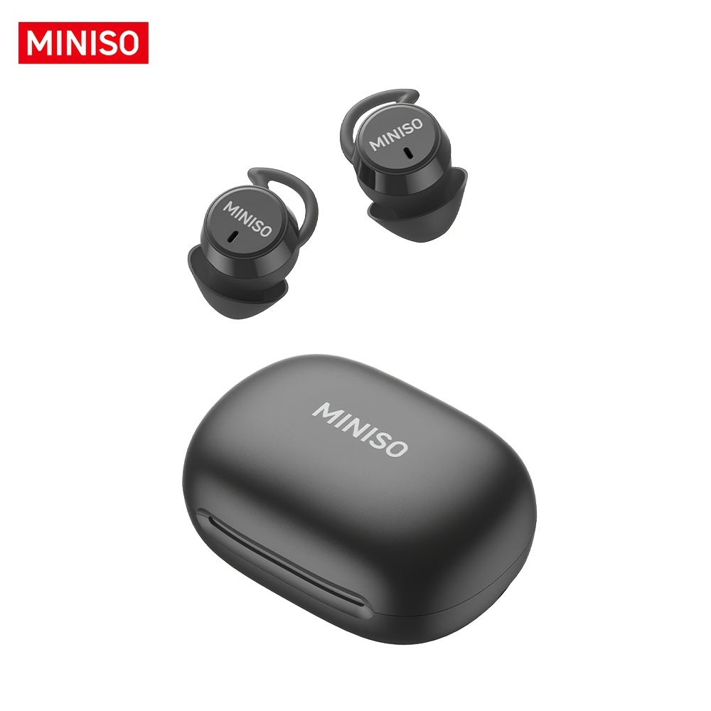 Image of Miniso Ms217 Open Ear Wireless Earbuds, Ai Real-time Translation Headphones, Bluetooth 5.4, Clear Call Noise Reduction, 6.5h , Extra Loud Volume, Sports Headset For Travel & Work.