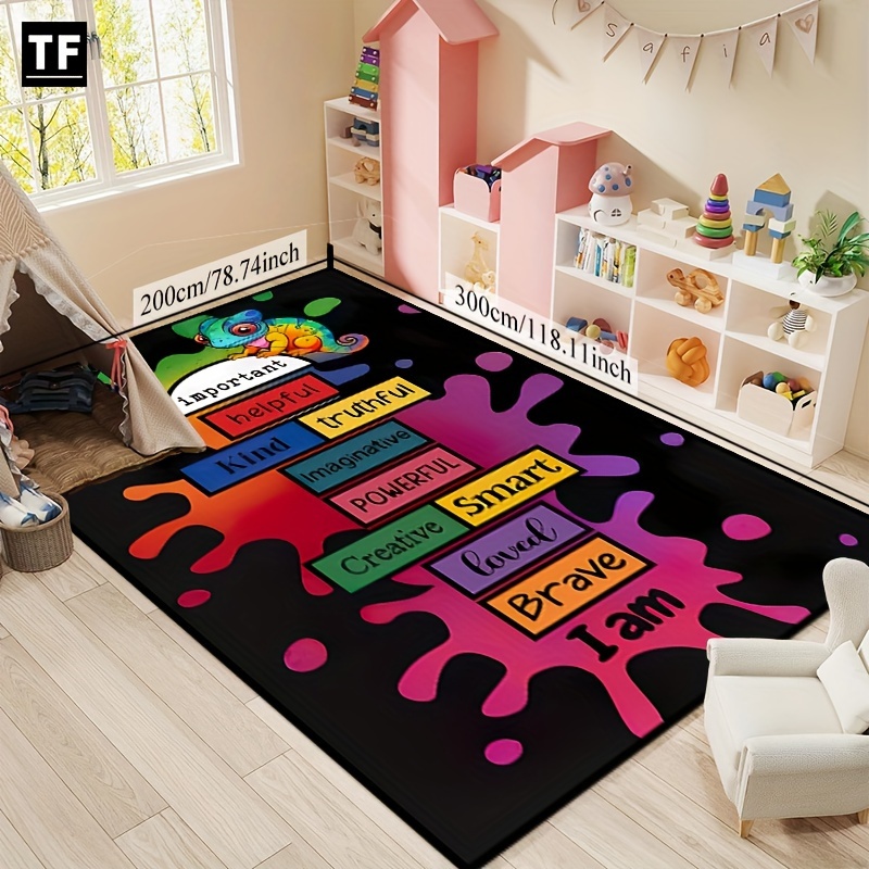 Polka dot play mat fashion puppy decor nursery area rug nursery decor dorm rug nursery floor playroom rug large floor rugs kids playroom floor decor