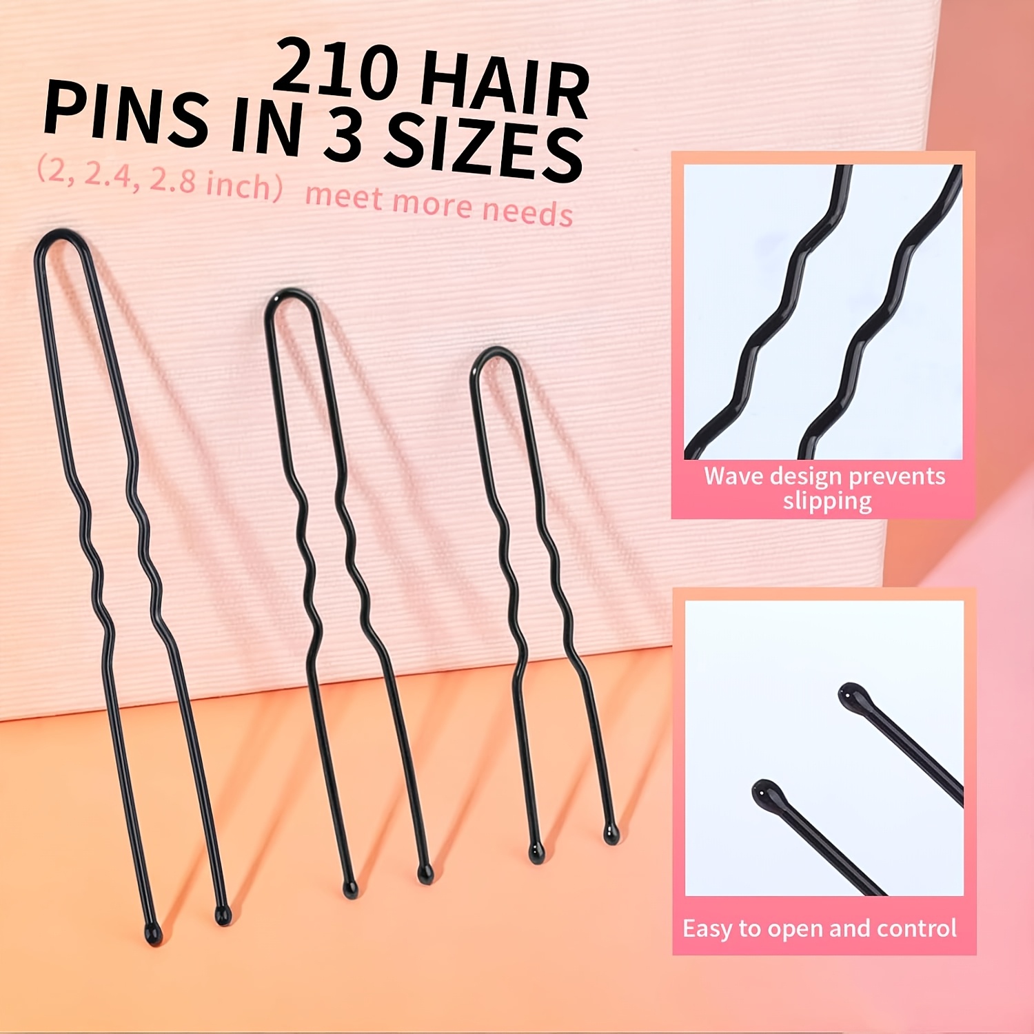 147pcs Hair Clip Set with Storage Box
