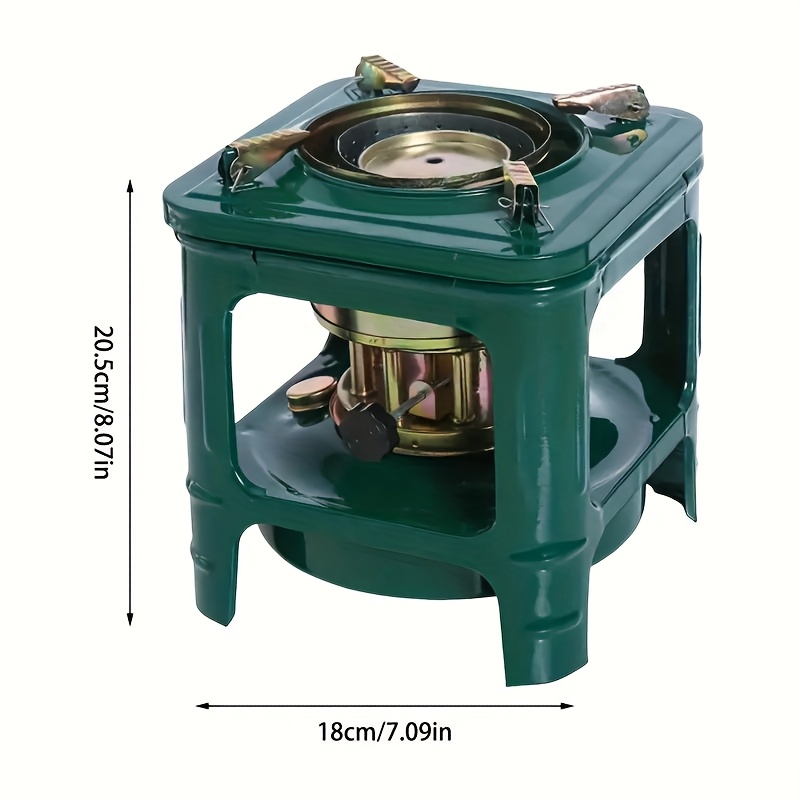 TEMU Compact Kerosene Cooker For Outdoor Activities And (green, 1 Unit), Ideal For Cooking While Camping, Portable Camping Equipment, Camp Cooking