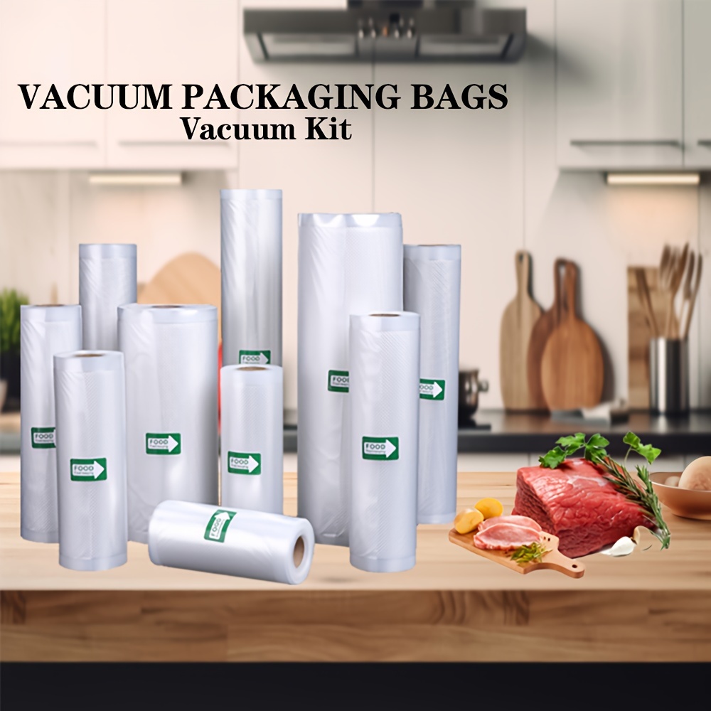 

1 Roll Vacuum Sealing Machine Storage Bag, Vacuum Film Bag, Bpa Free, For Food Preservation, Keeping Cooked Meat, Steak, Etc, Vacuum Low-temperature Cooking Bag, Household Kitchen Supplies