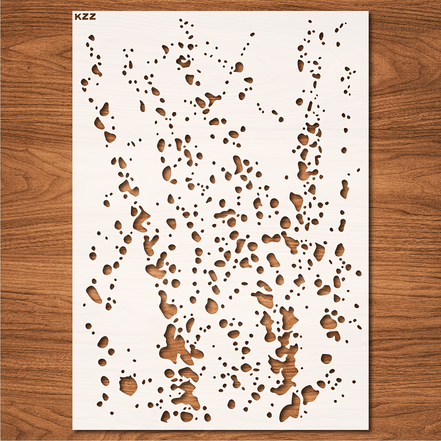 TEMU Kzz 1pc Stencil For Measurement, Painting, Scrapbooking, Decoupage, And Large Wall Art. Great For Home Decoration, Furniture Projects, , Floors,