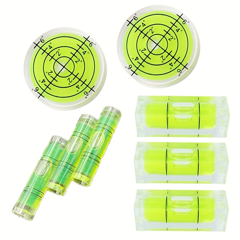 8pcs Bubble , Mini Round Eye Leveling Measurement Tool