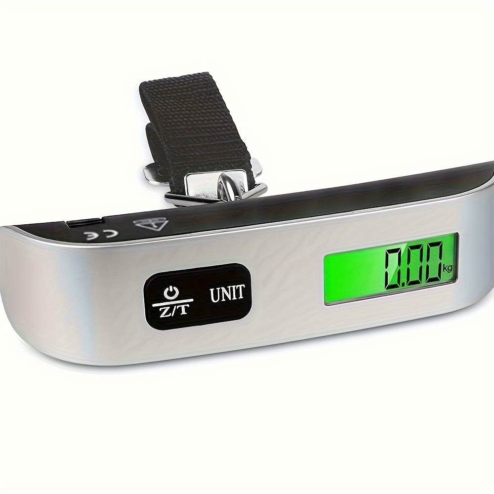 Compact LCD Digital Travel Scale with Belt - Portable Suitcase & Luggage Weight Measurement Tool, 110lb Capacity details 1