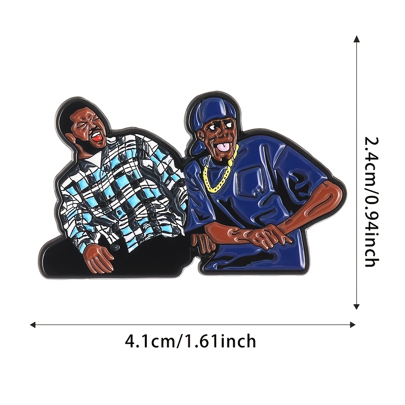 TEMU 1pc Retro Alloy Enamel Brooch Pin - Vibrant Checkered Design, Durable Fashion Accessory For Backpacks, Hats, Jackets - Unisex Birthday Gift For , Backpack Decoration, Design