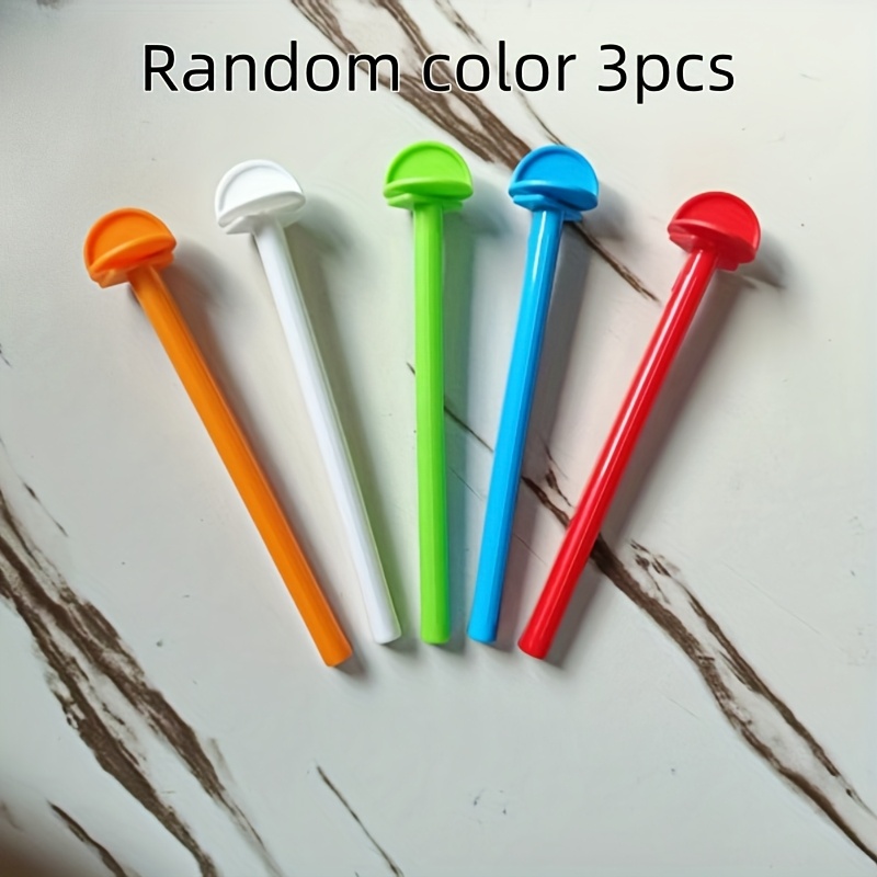 TEMU 3pcs Perchoir pour perroquet, tige de support, bâton de meulage pour griffes, matériau plastique, perchoir pour perroquet, barre transversale,