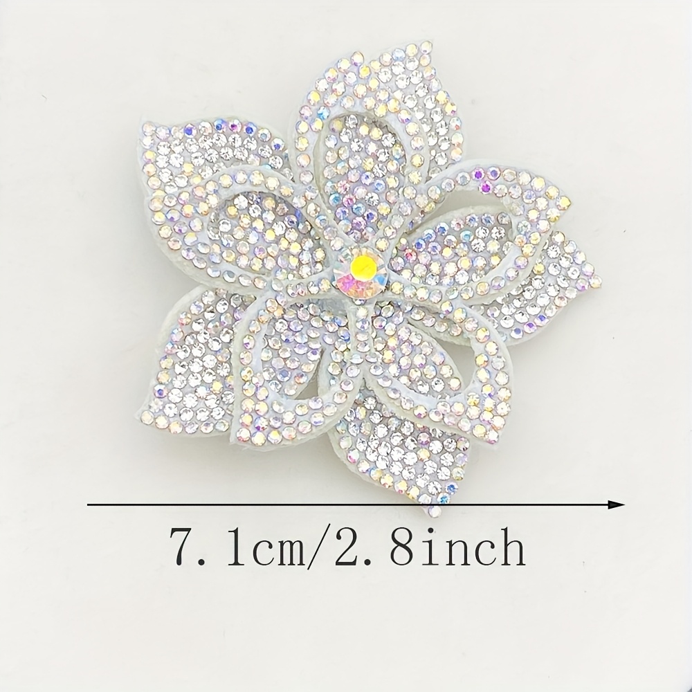 Easter Rhinestone Flower Sewing Ornament for Clothing and Accessories