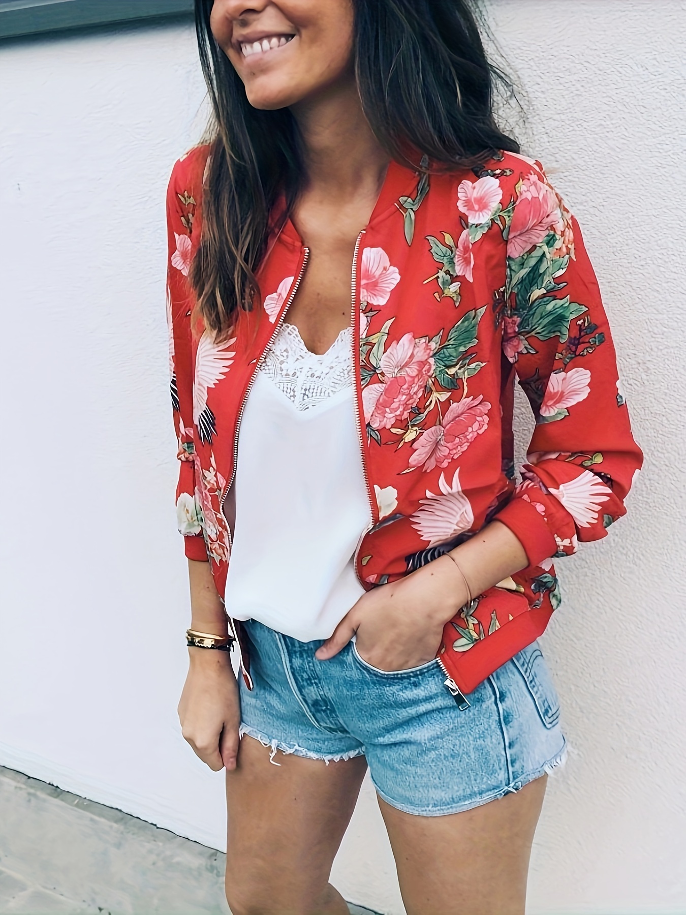 Floral Jackets - Temu Canada