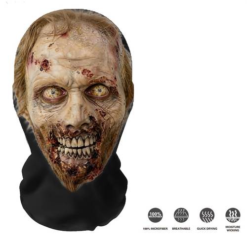 unisex breathable mesh full face mask pupil rampaging skull a multifunctional holiday mask designed for costume parties 1pc breathable mesh headwear made from elastic polyester fabric comfortable and