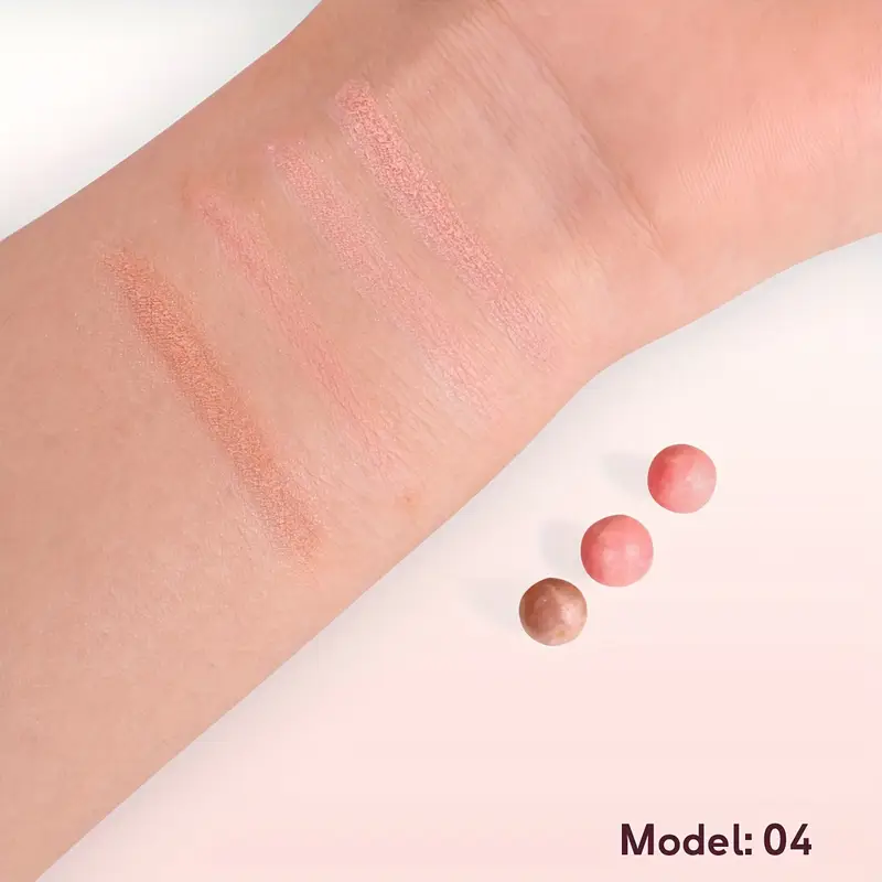 1st waterbestendig roller blush poeder, matte afwerking, verhelderend effect, geschikt voor alle huidtinten, 35-38 kralen per details 10