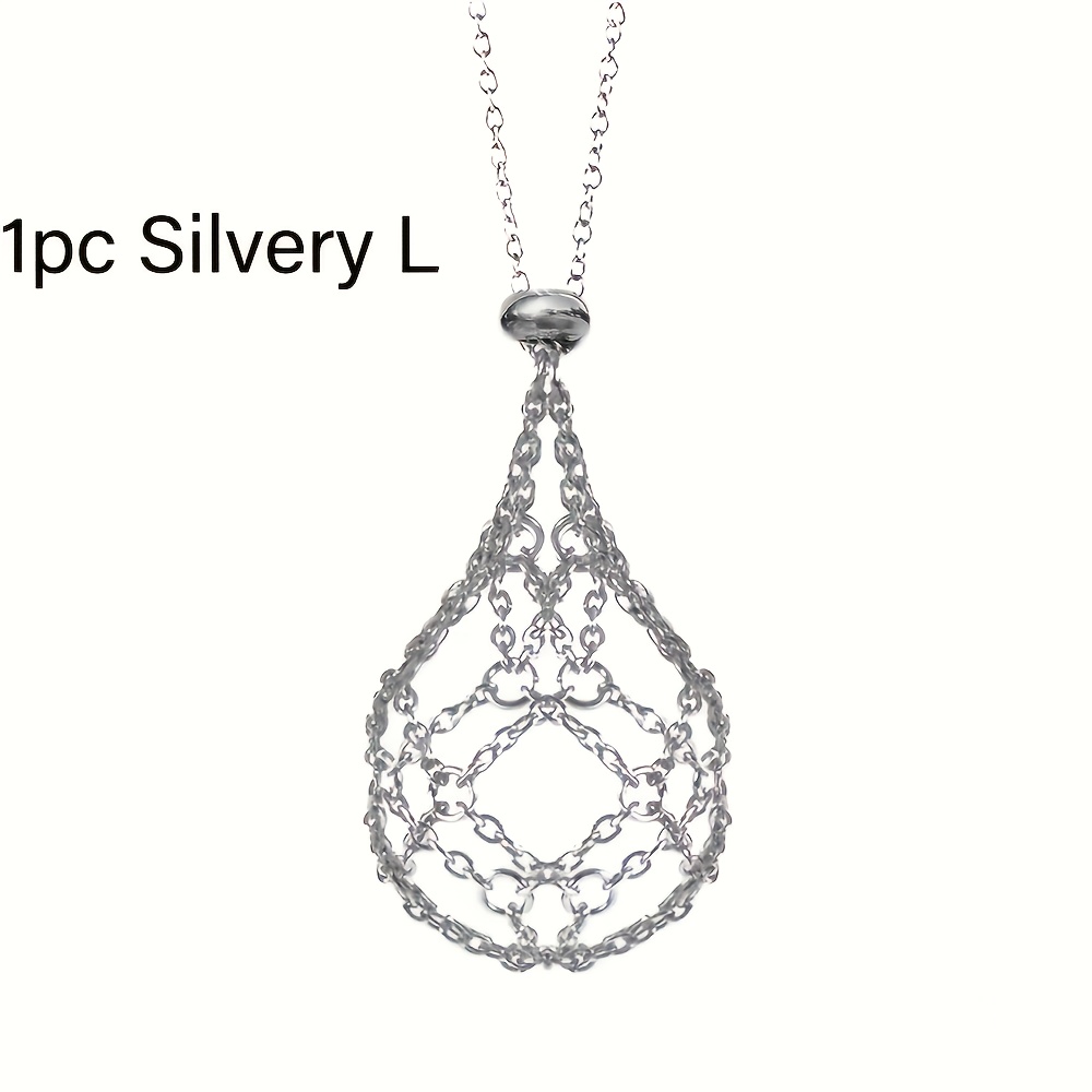 TEMU Collier Chaîne en O Acier Inoxydable | Longueur Réglable de 17.72" à 29.92" | Pendentif en Rose Fabriqué à | | Idéal pour un Usage et comme