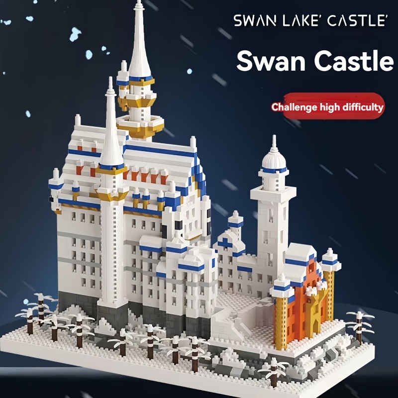 

Swan Lake Castle World Famous Building Microparticle Adult Difficult Diy Assembling Block Toy 2800pcs