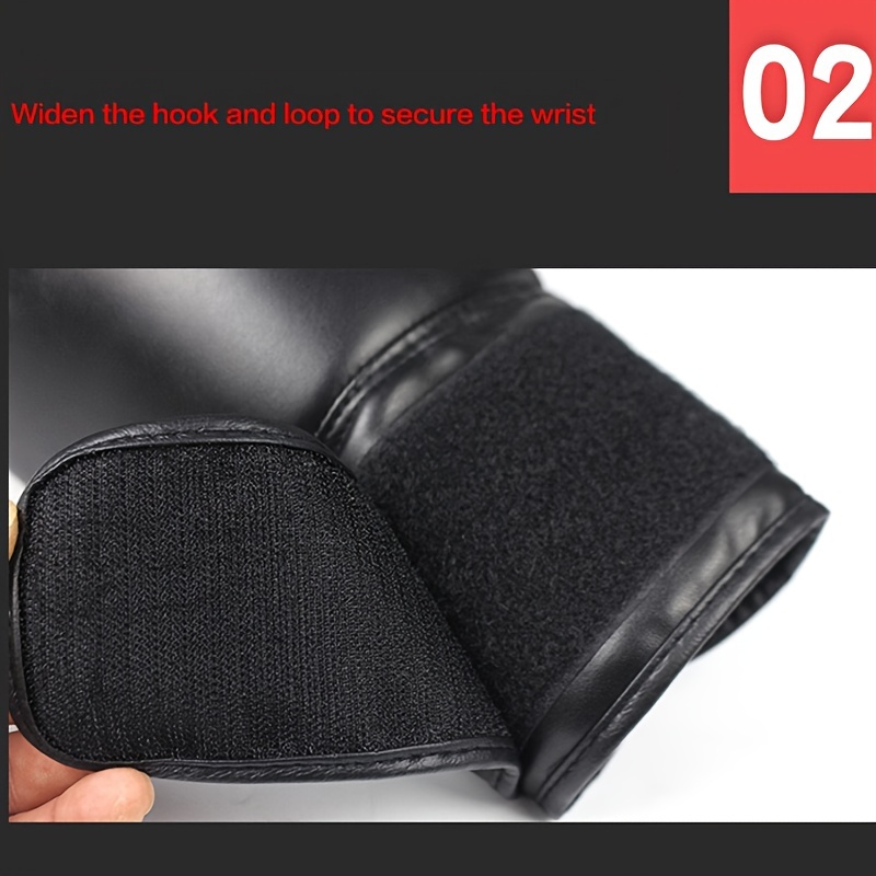 A Pair of 6Oz Boxing Gloves - Made with Thick Sponge Padding, Ideal for Both Indoor And Outdoor Training, Suitable for Beginners in Boxing.