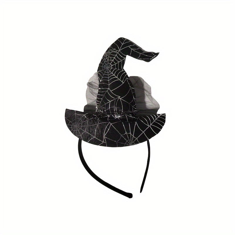 Halloween Decorations with Witch Hats and Headbands for Parties