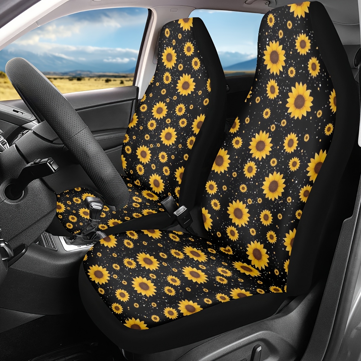 Car Seat Covers Fbest Sunflowers Set Of Vehicle Seat Protector