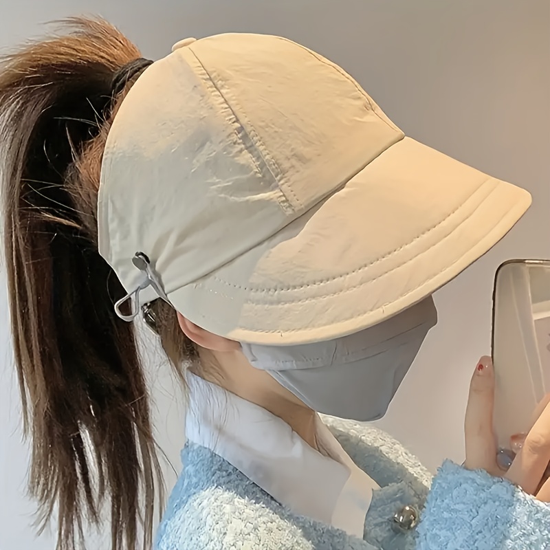 2pcs lightweight adjustable hats women foldable wide brim - Temu display picture 1