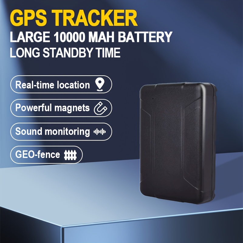 Rastreador GPS 4G para automóvil, rastreador magnético de coche, rastreador  GPS portátil e inalámbrico, batería recargable de larga duración (10,000