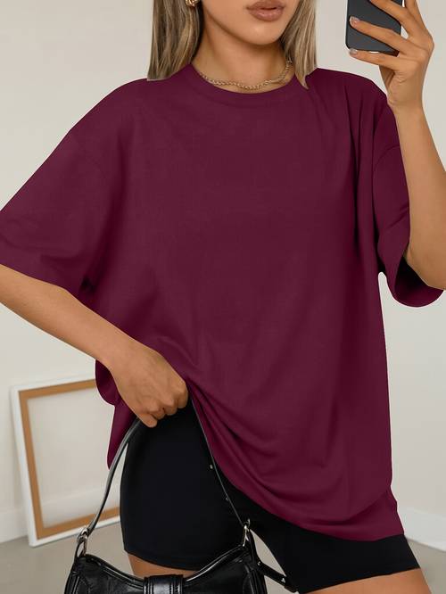 womens plus size short sleeve t shirt a loose fitting sports top suitable for fitness yoga and casual wear suitable for
