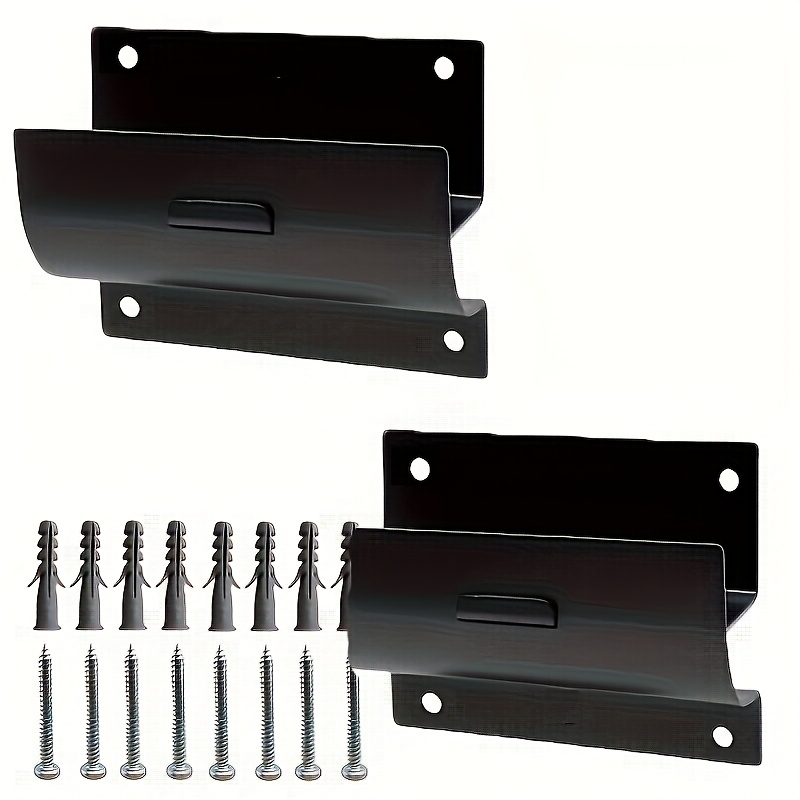 Temu – TEMU 1-2pcs Wall-mounted Ladder Hooks | Metal Garage Wall Organizer For Wheelbarrows, Courtyard Furniture, Chairs, And Ladders –