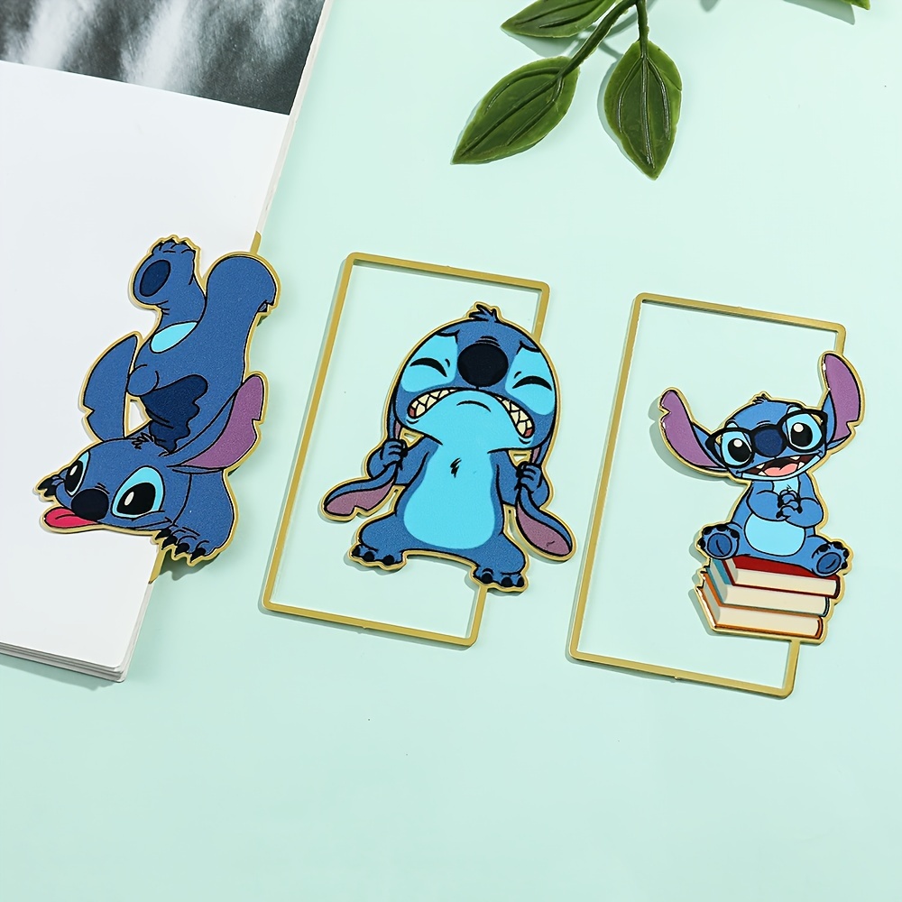 

Officially Licensed Stitch Bookmark - Adorable Blue Stitch Bookmark - Perfect Gift For Fans - Made Of Copper - Ume Brand