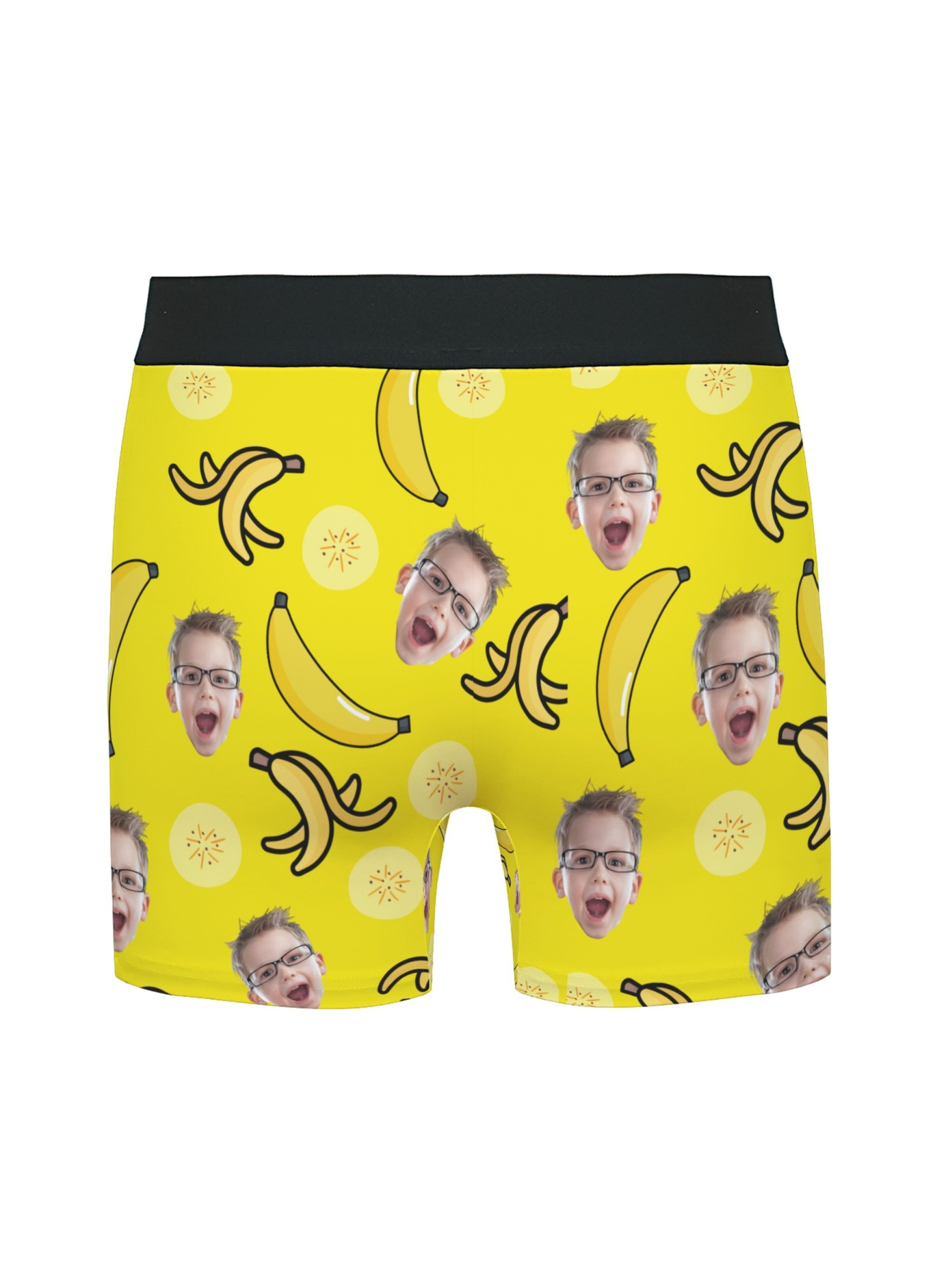 Personalized Pattern Underwear Hot * New Customized Face Men's Boxer  Underwear Set Banana Personalized Men's Underwear Gift For Children And  Husban