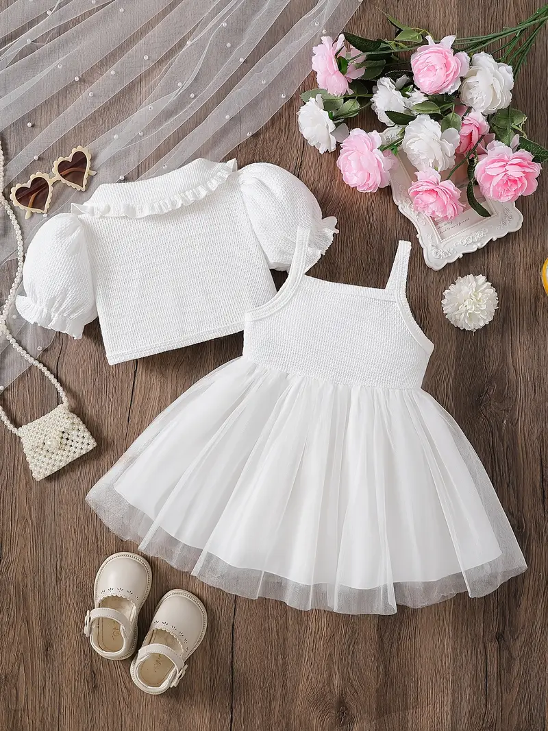 cute female dress set GBSYEWXS Girls Outfits Sets Long Sleeve Shawls Dress Cute Floral Print Crew Neck Red Clothing Set Size 7-8 T