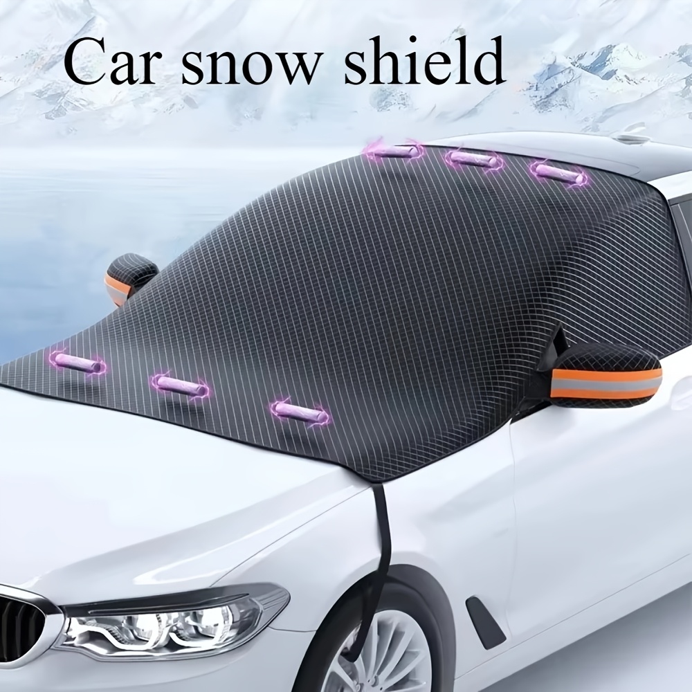 

Protector For Ice & Snow - Polyester Fiber Magnetic Vehicle Snow With Side Mirror Covers - Universal Fit For Suvs And Most Autos