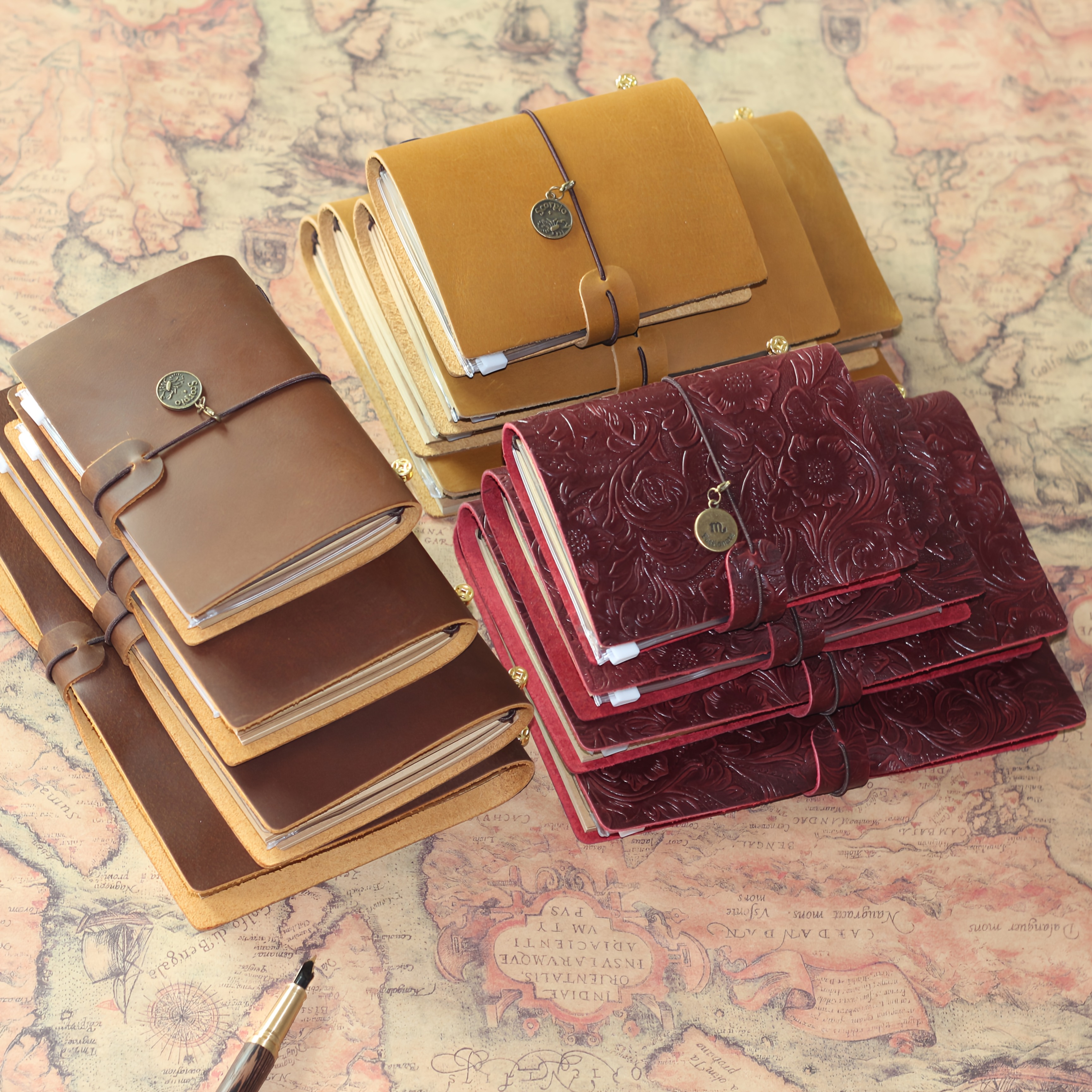 TRAVELER'S NOTEBOOK ブラウン ギフト仕様 英国風 雑誌付き