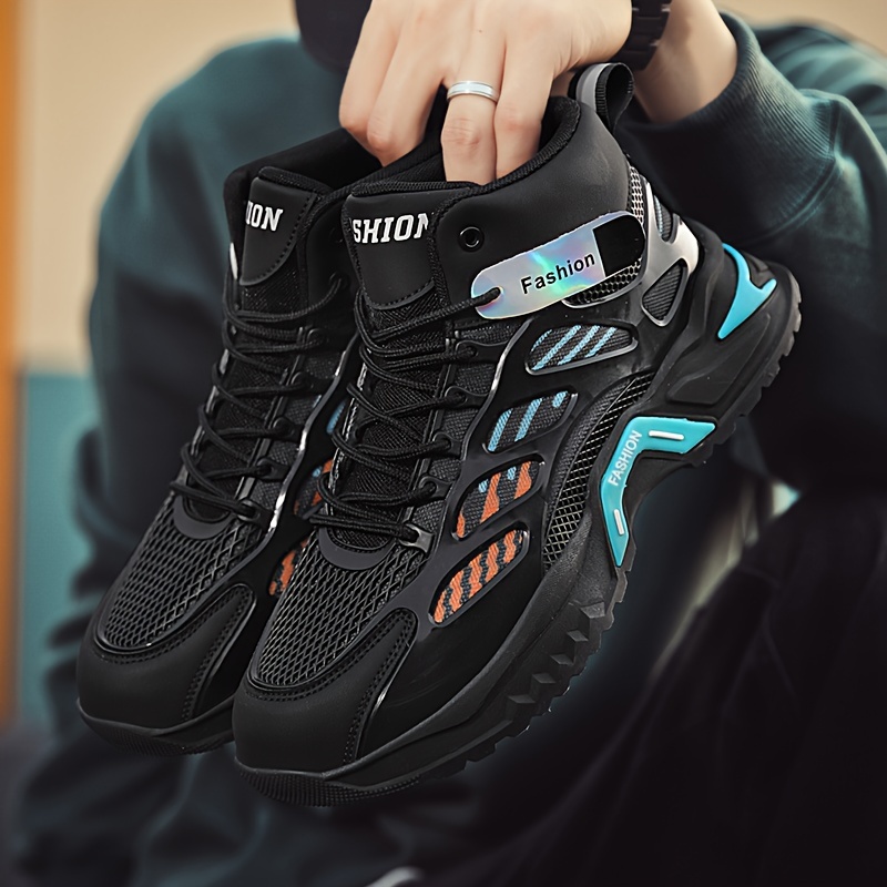 Tenis Oxford estilo preppy para hombre, deportivos de color sólido para todas las estaciones, zapatos casuales para correr con cierre de agujetas, parte superior de PU y forro de tela, suela de PVC resistente, plantilla cómoda de tela, diseño de punta redonda