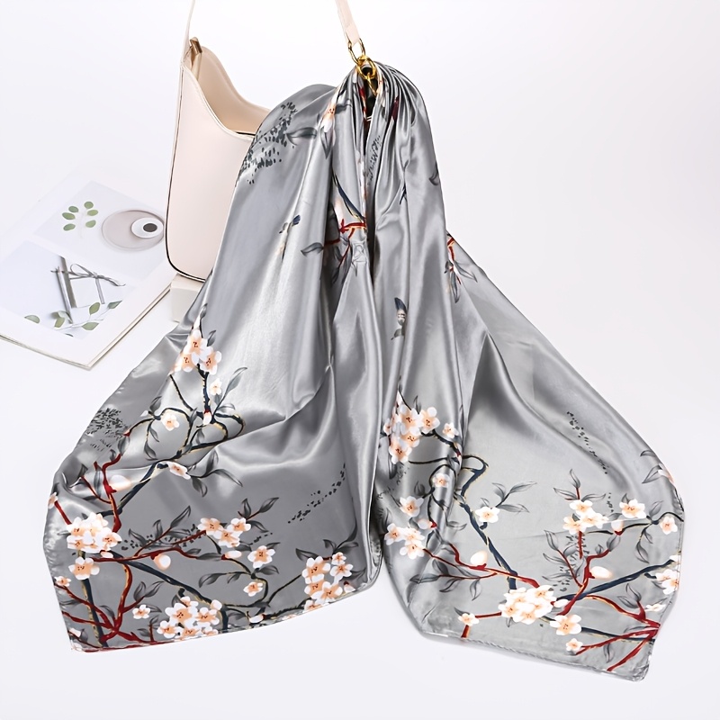 Image of Square Scarf For Men And Women - Soft, Lightweight, Stylish Accessory With Vibrant Prints - Perfect For Casual Attire