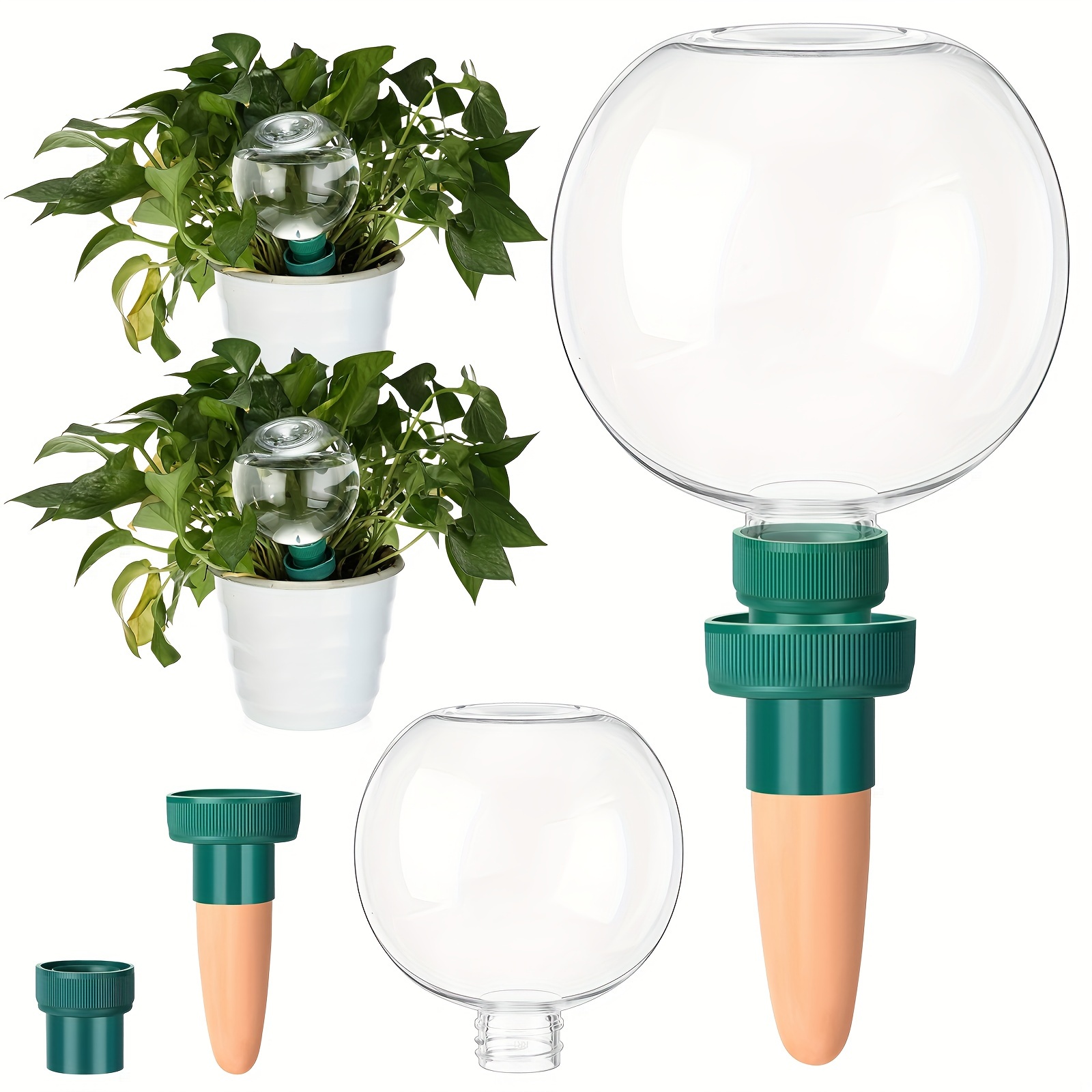 

3 Pcs 17 Oz Automatic Plant Watering Globes With Self Watering Planter Insert Plastic Plant Waterer Plant Watering Bulbs Plant Watering Slow For Drip Irrigation