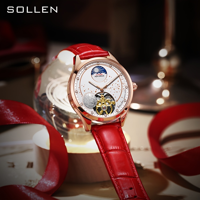 Vintage-Inspired Skeleton Design Automatic Mechanical Watch