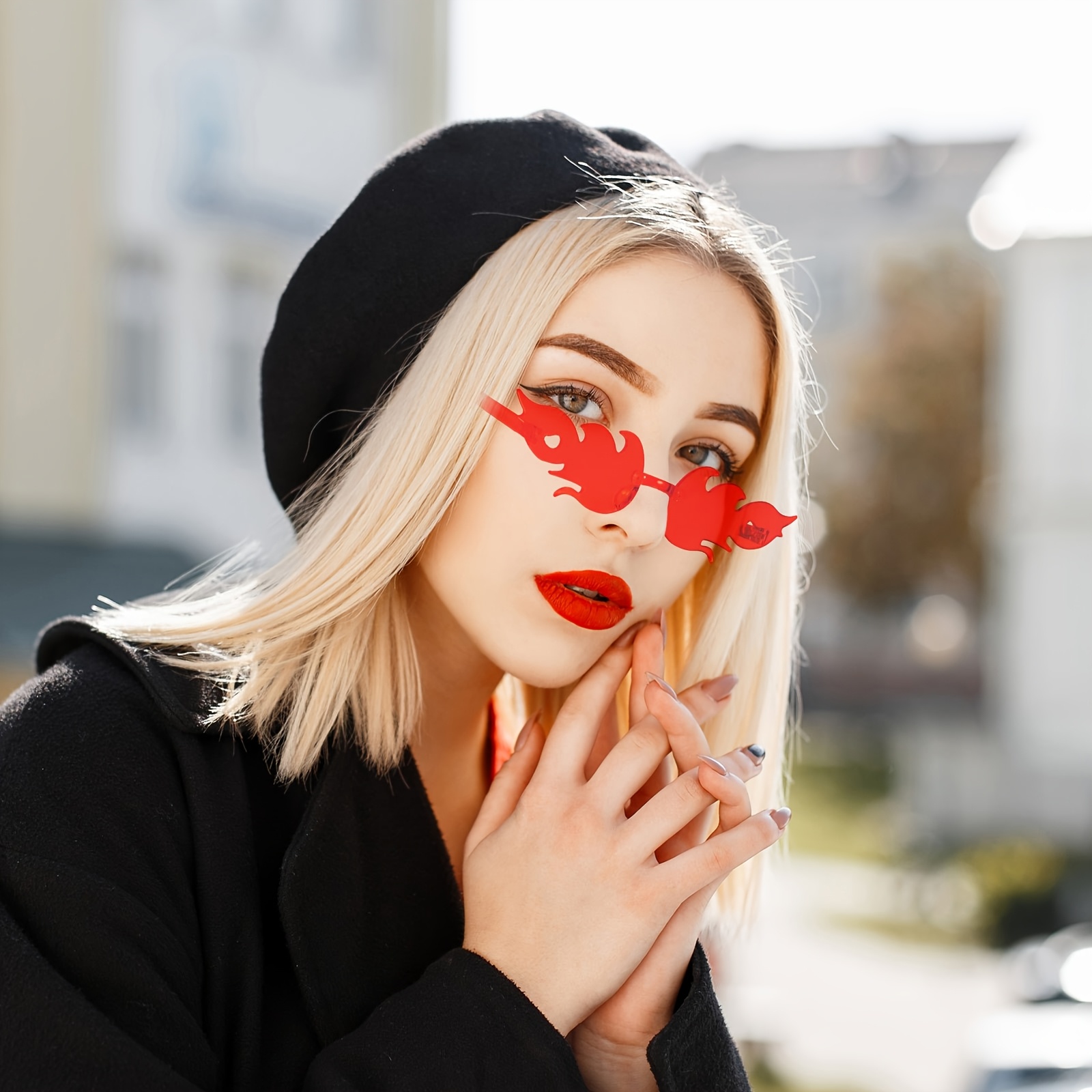 Flame statement sunglasses Flame statement sunglasses main image 3