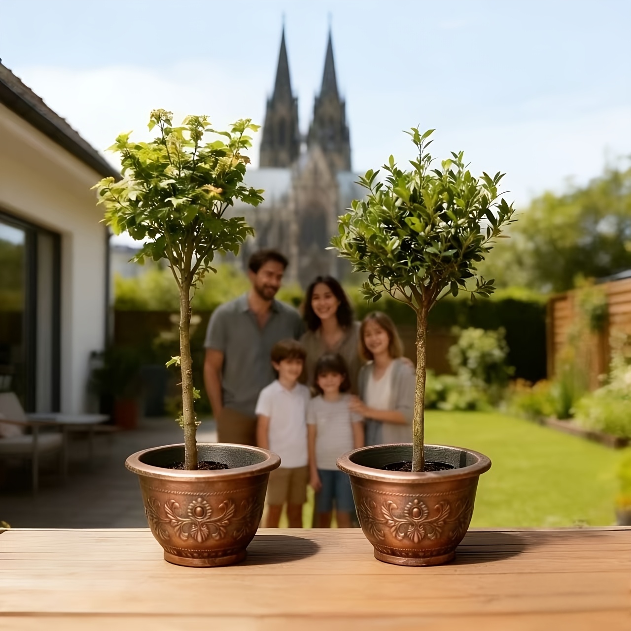 vase for lucky bamboo plant Lucky Bamboo 4”4”6” in Ceramic Vase -Houseplans New York LLC – Houseplants  New York LLC main image 0