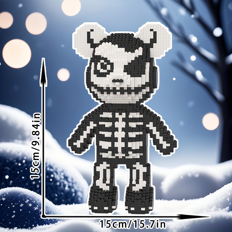 skeleton bear 3d puzzle building blocks 7709pcs Temu Pakistan