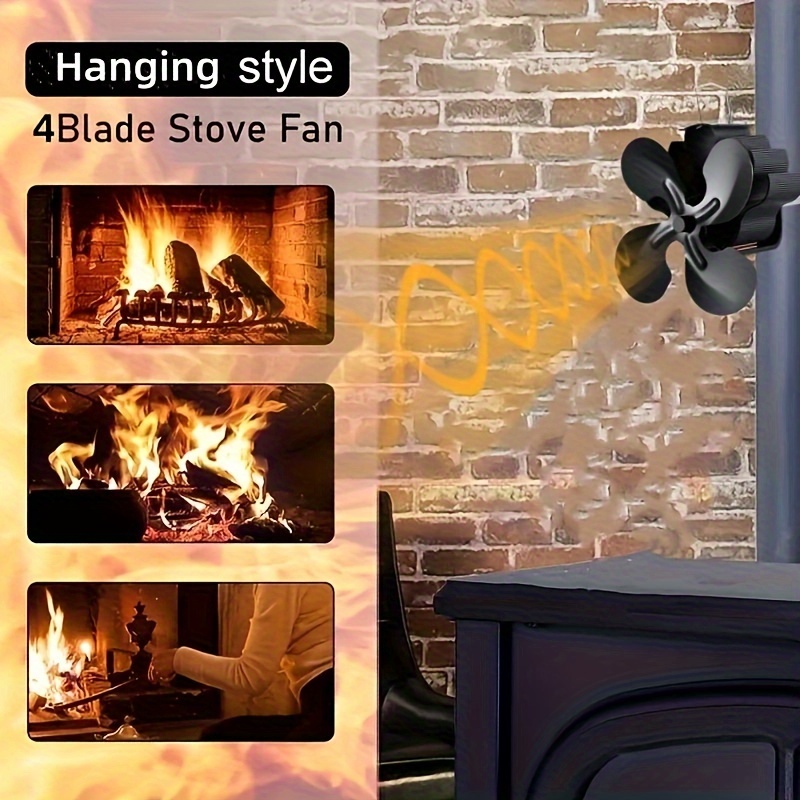 

6 Driving Wooden Fan - , - Air Of Households, Suitable For Log And Fireplace