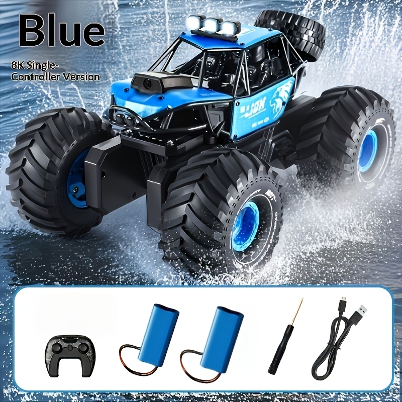 Image of [4drc]new 8k Fpv Alloy Amphibious Rc Car | 4wd Snow & Climbing Off-road Vehicle | Alloy Camera Rc Boatfeatures: App Real-time Video Transmission, Ipx7 Waterproof, Gift