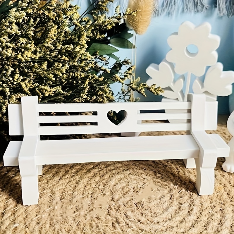 

Bench Silicone Mold, Park Bench, 3 Styles Of Chair Molds, Bench Legs, Block Mold, Heart-shaped Bench, Handmade Home Decoration, Plaster Concrete Casting Mold