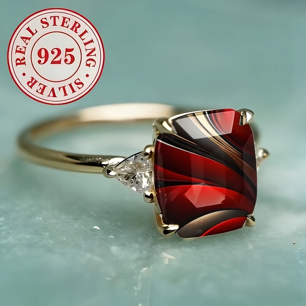 Casual 925 Silver Ring for Daily Use and Parties