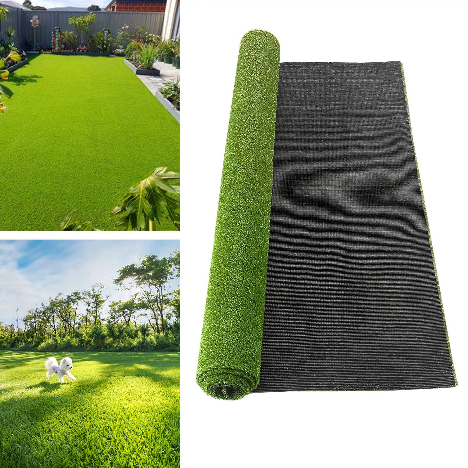 

Artificial Grass Turf 3ftx10ft (30 Square Ft) Runner Rug Synthetic Grass Pet Carpet For Outside Patio Garden Lawn Balcony Landscape Dog