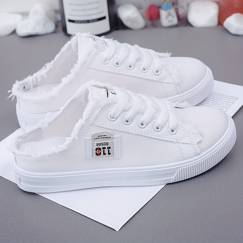 

Casual Slip On Canvas Shoes, Breathable Lightweight Sneakers For All Seasons