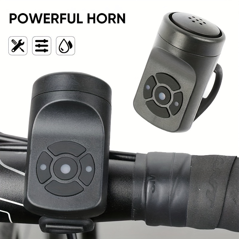 

Rechargeable , Loud Cycling Safety Alarm With 4 Ringtones, 1.34in Mini Vintage Style Bicycle Bell, Powerful Handlebar Ring Horn For Bicycle Accessories