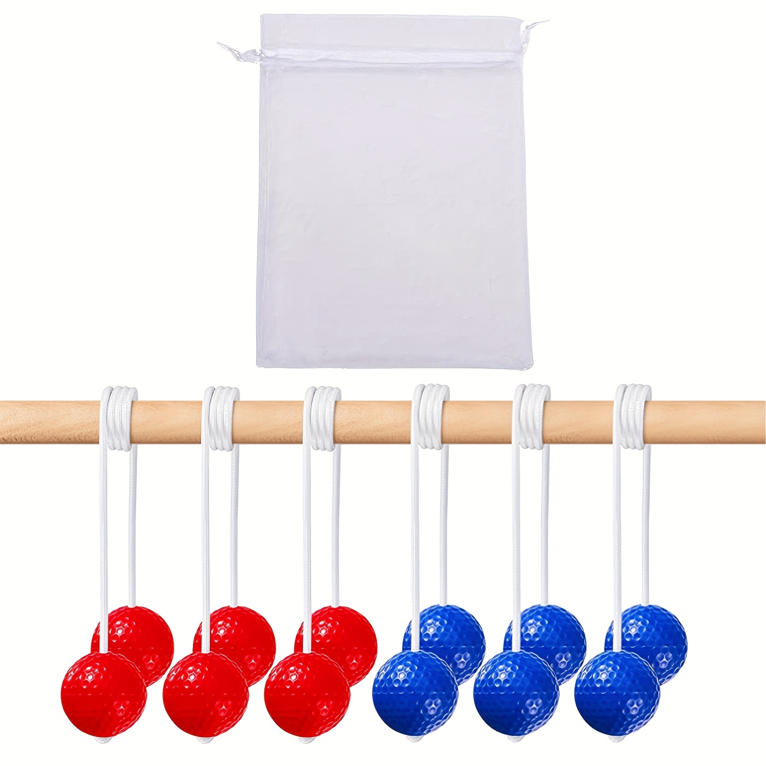 Image of Ladder Ball Outdoor Game Ladder Throwing Ball Replacement Ball Belt Storage Bag Used For Throwing Competition Field Lawn Golf Game