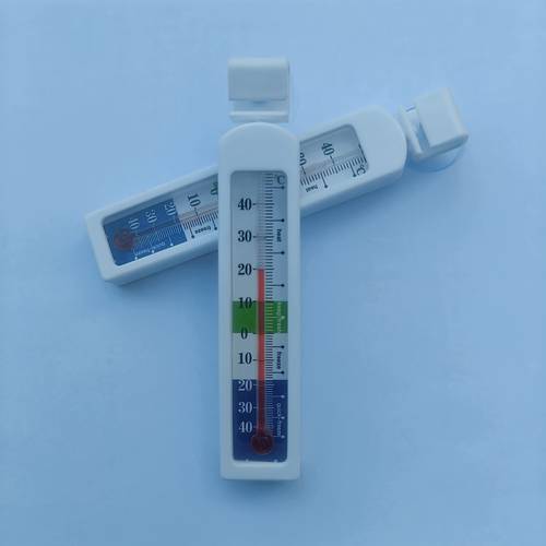 1pc mini fridge thermometer 1 c small indoor outdoor temperature humidity monitor white simple a must have for home kitchen car use