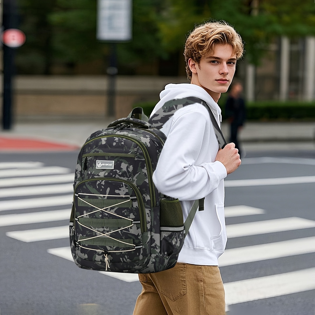 1pc mens camouflage backpack 17 inch laptop bag - Temu Bahrain