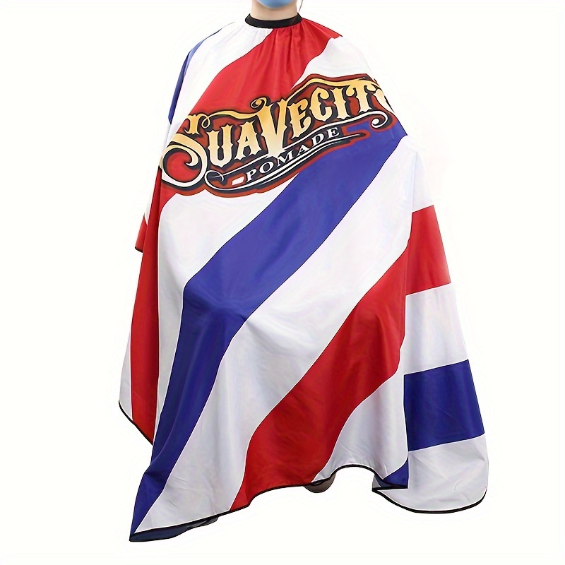 

Salon Barber Cape With Adjustable Snap Closure, Hair Cutting Cape With Custom Digital Print, Waterproof And Lightweight Hairdressing Apron, Stylish Barber Supplies For Hair Stylists